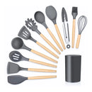 Jogo de Cozinha Kit com 12 Peças de Silicone