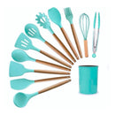 Jogo de Cozinha Kit com 12 Peças de Silicone