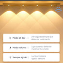 Luminária Recarregável com Sensor de Movimento - Frete Grátis